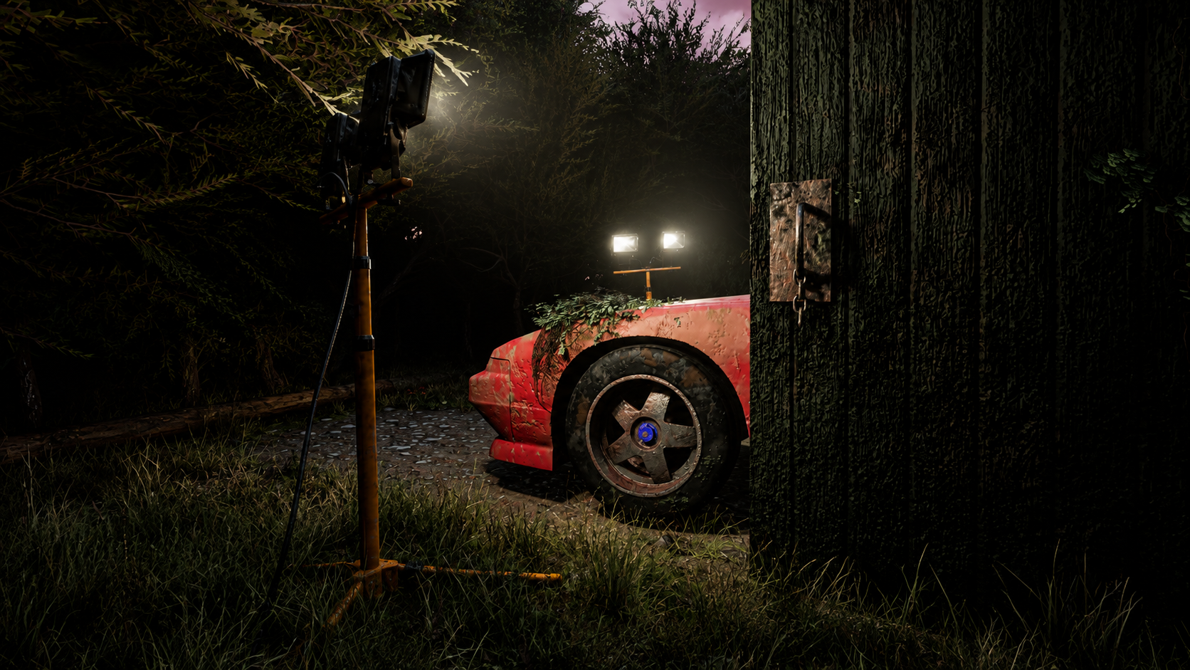 S13 diorama environment render — Door Gap