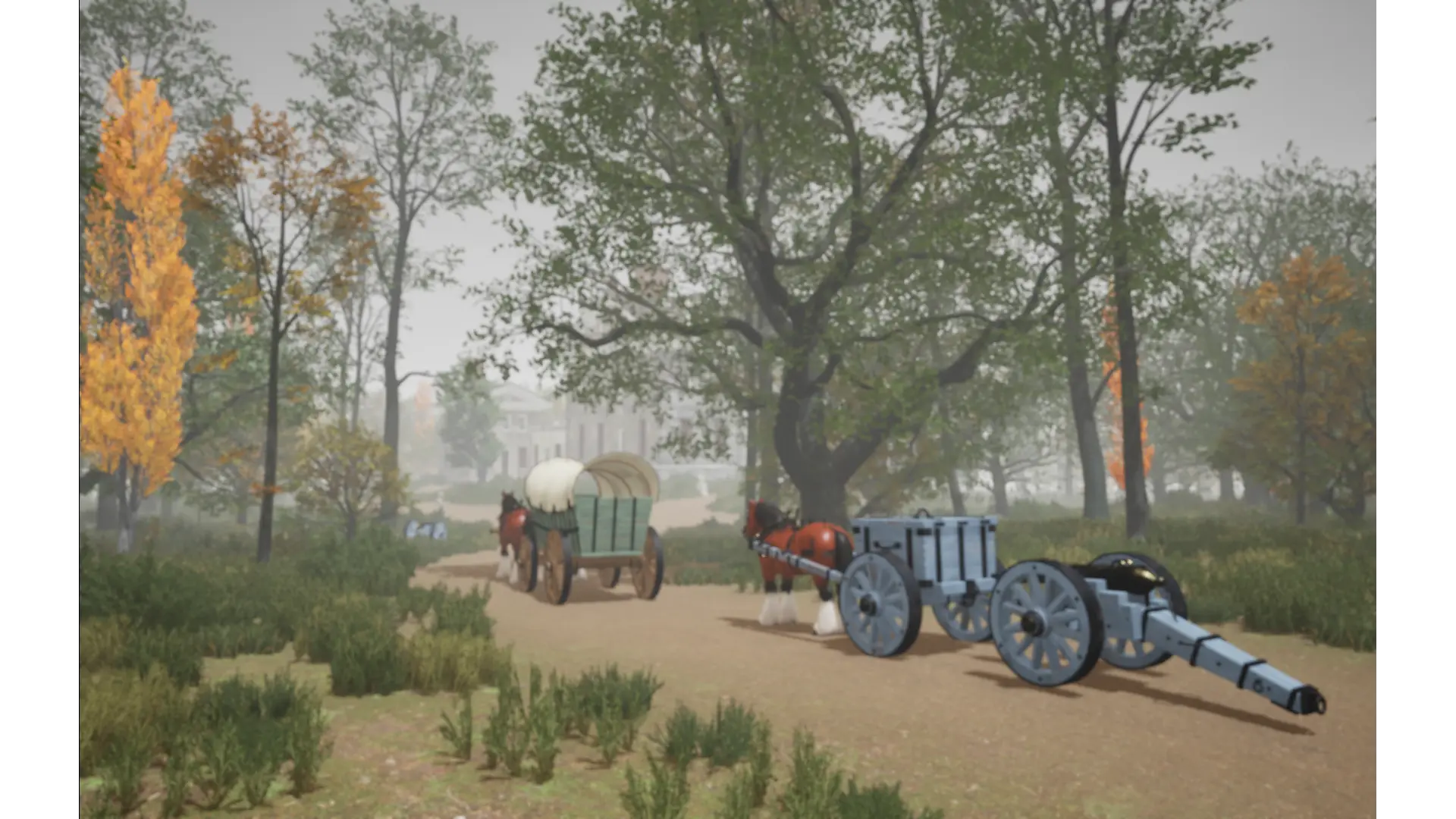 Through the Fog — Cliveden assault VR scene, Under the Oak