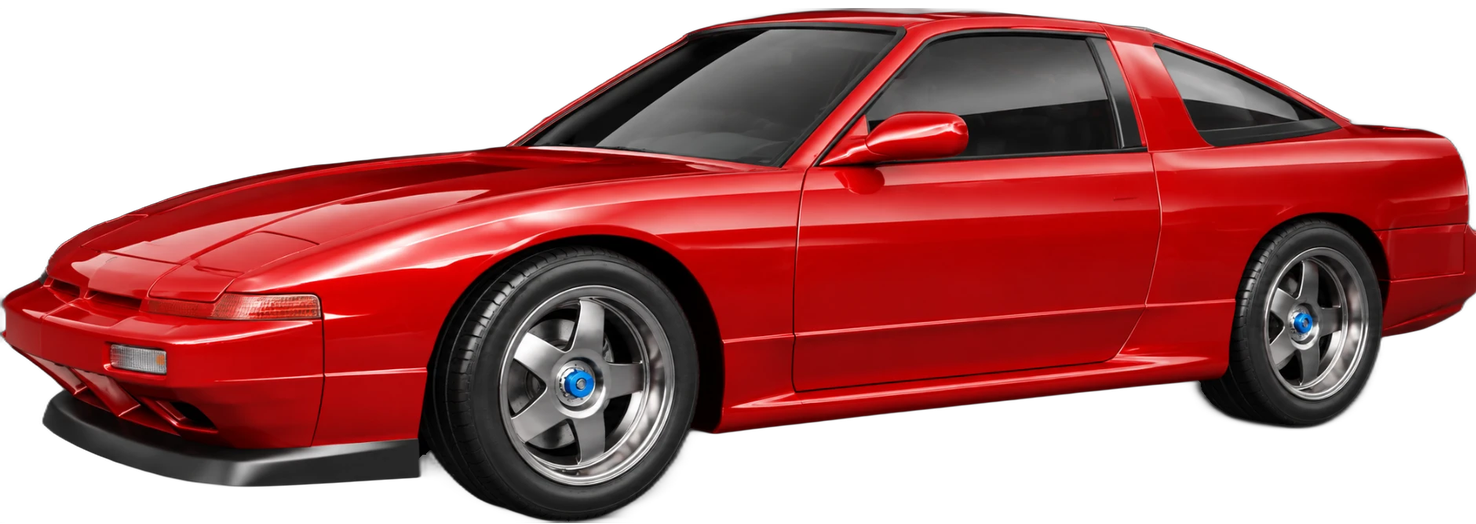 Nissan S13 textured render pass